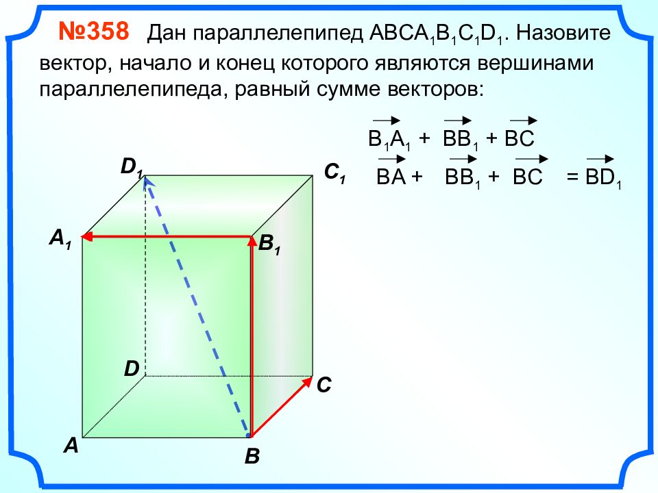 Компланарные векторы 10 класс презентация атанасян савченко