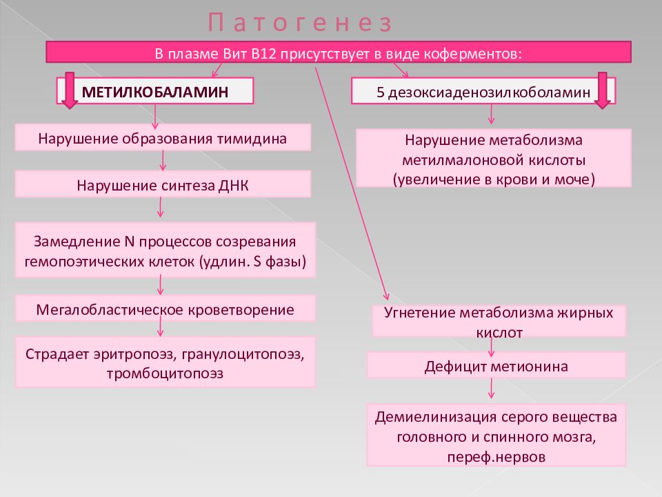 Схема лечения в 12 дефицитной анемии