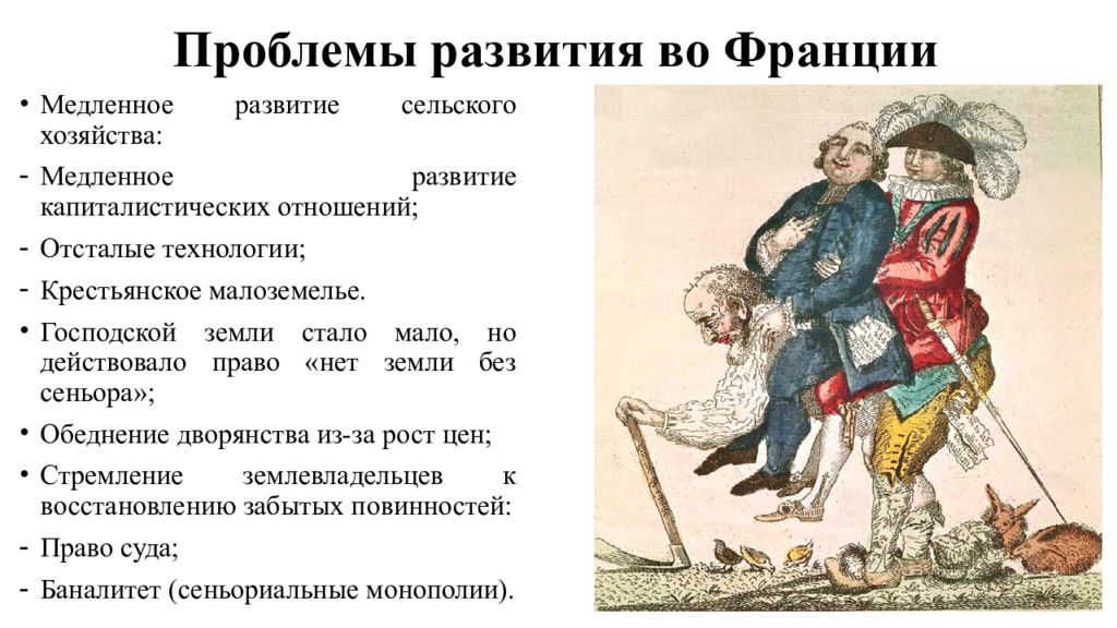 История 8 класс франция при старом. Старый порядок во Франции.