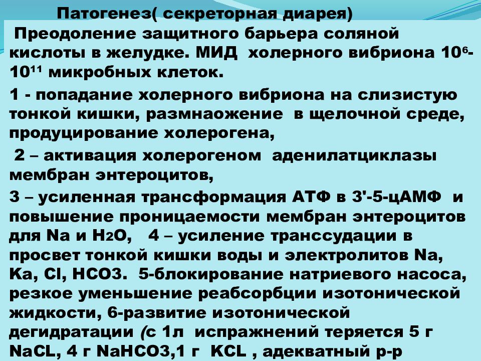 Диарея разновидности этиология патогенетическое обоснование клиника презентация