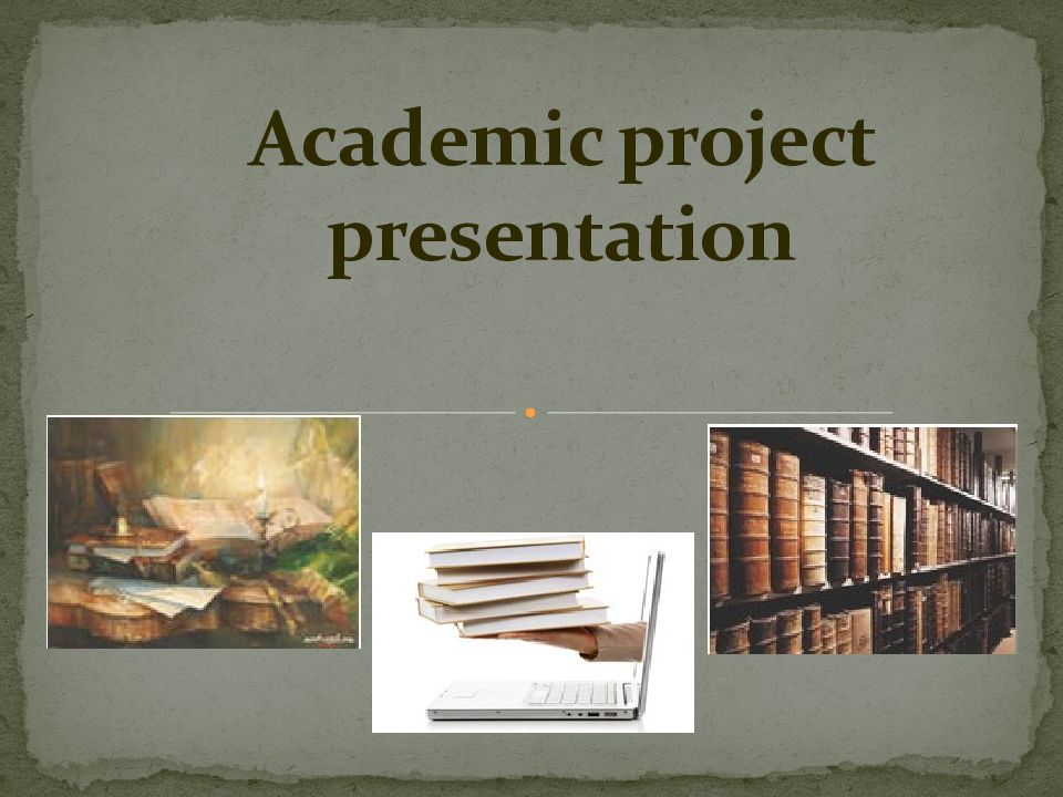 Academic project presentation