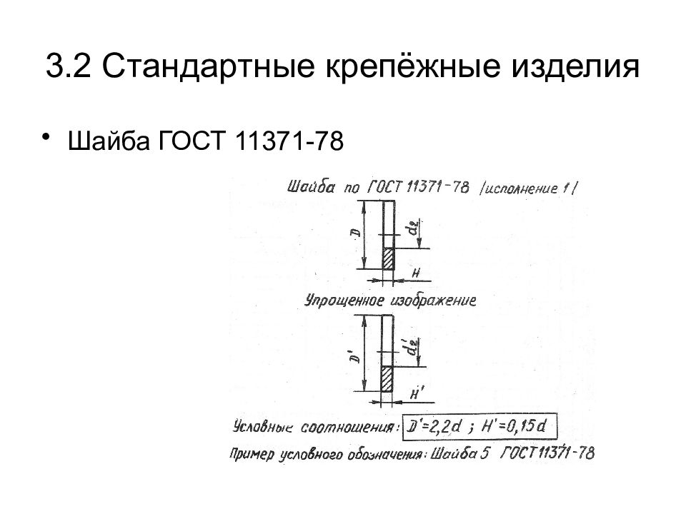 Гост 11371 78 шайба картинки