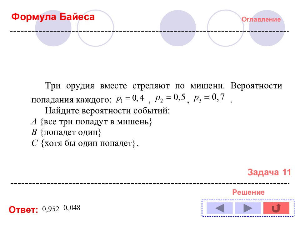 Формула байеса презентация