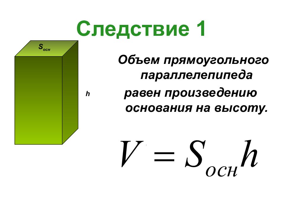 Презентация объем тела 11 класс