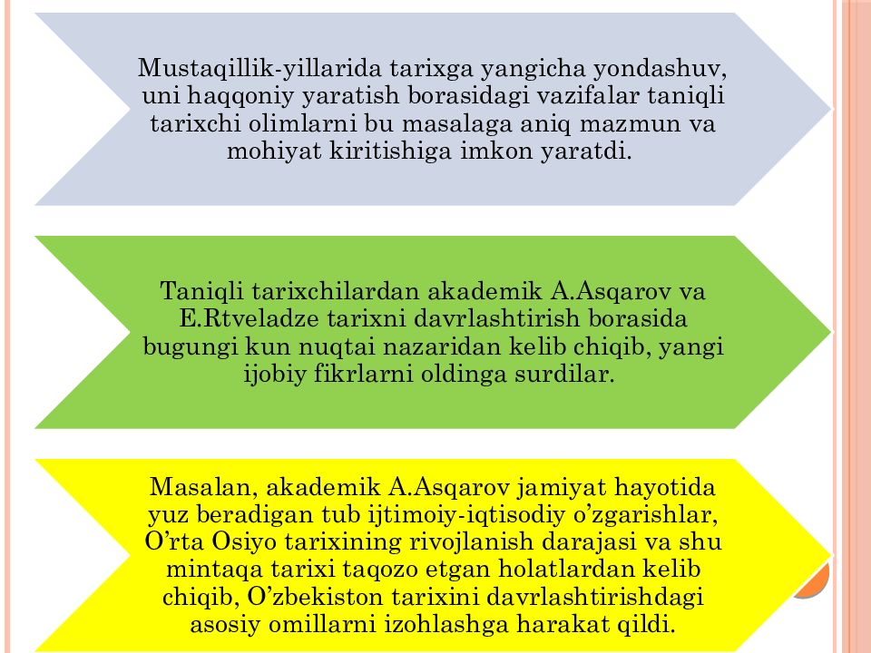 1-MAVZU.
KIRISH. O‘ZBEKISTONNING ENG YANGI TARIXI O‘QUV FANINING PREDMETI, 1-MAVZU. KIRISH. O‘ZBEKISTONNING ENG YANGI TARIXI O‘QUV FANINING PREDMETI,