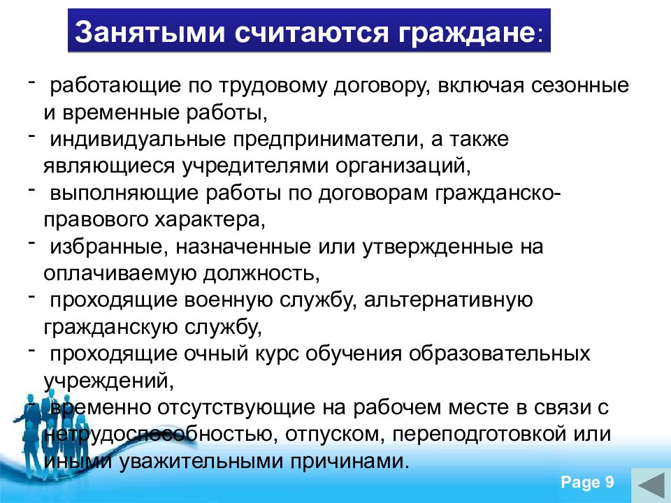 Безработными считаются ответ. Проектная работа "безработица и её виды".