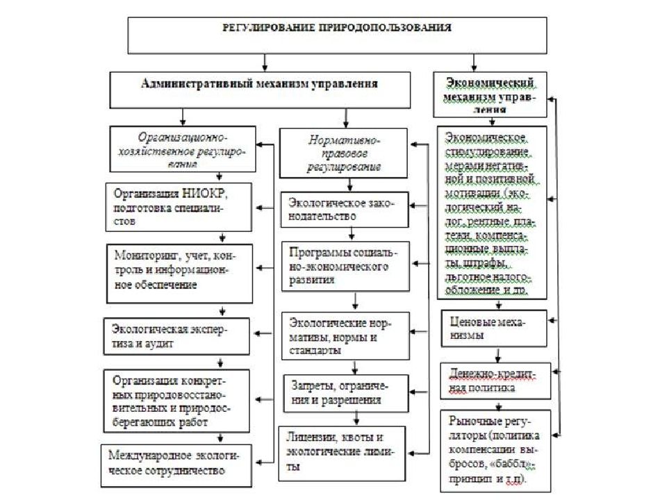 Экологическая политика схема