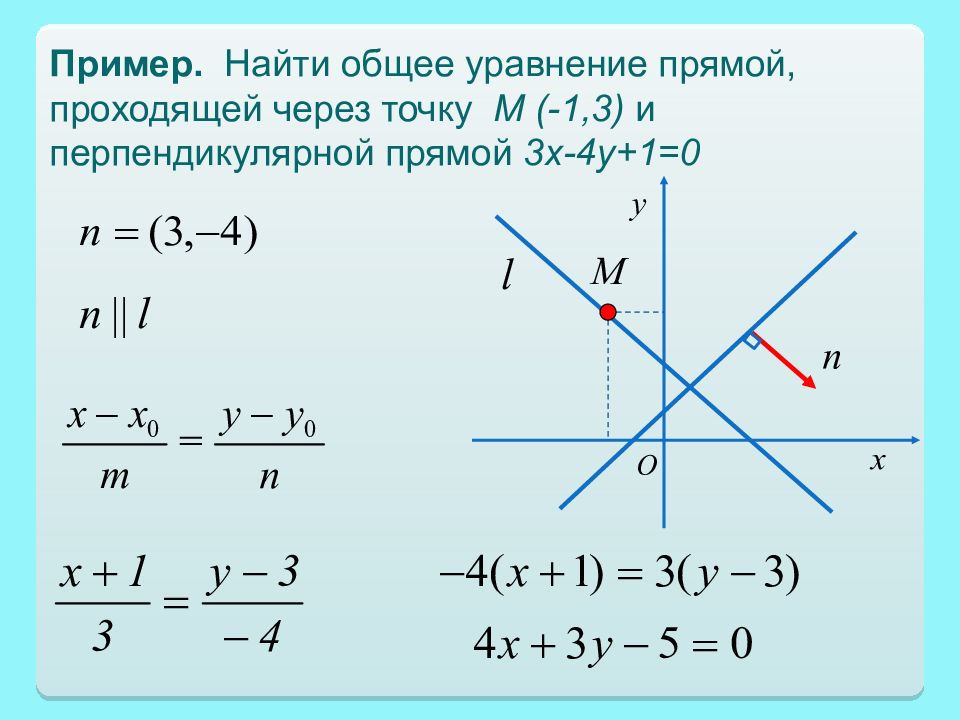 Точка пересечения прямых 3x y 10. Найдите уравнение прямой проходящей через точку перпендикулярной. Уравнение прямой перпендикулярной прямой y 2x+3. Общее уравнение прямой через точку. Уравнение прямой проходящей через точку м.