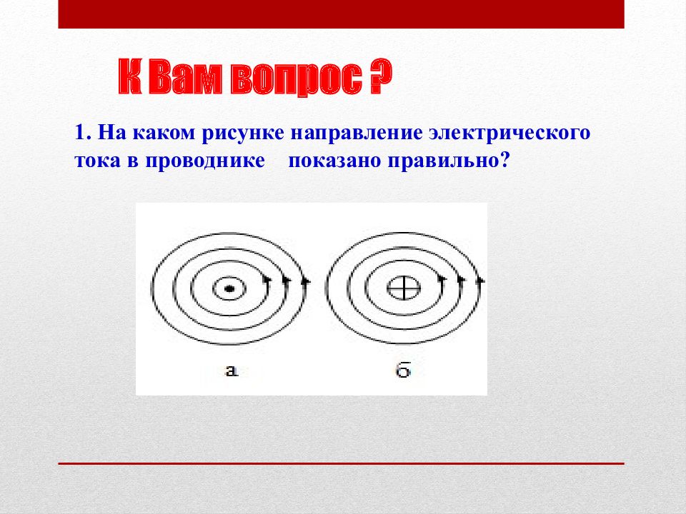 Электромагнитные явления рисунок