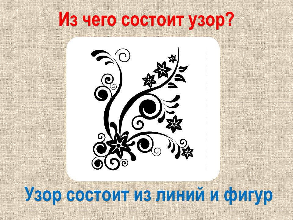 Презентация узоров 2 класс. Из чего состоит орнамент. Любой вид орнамента презентация. Какие бывают любые узоры. Узор для конца презентации.