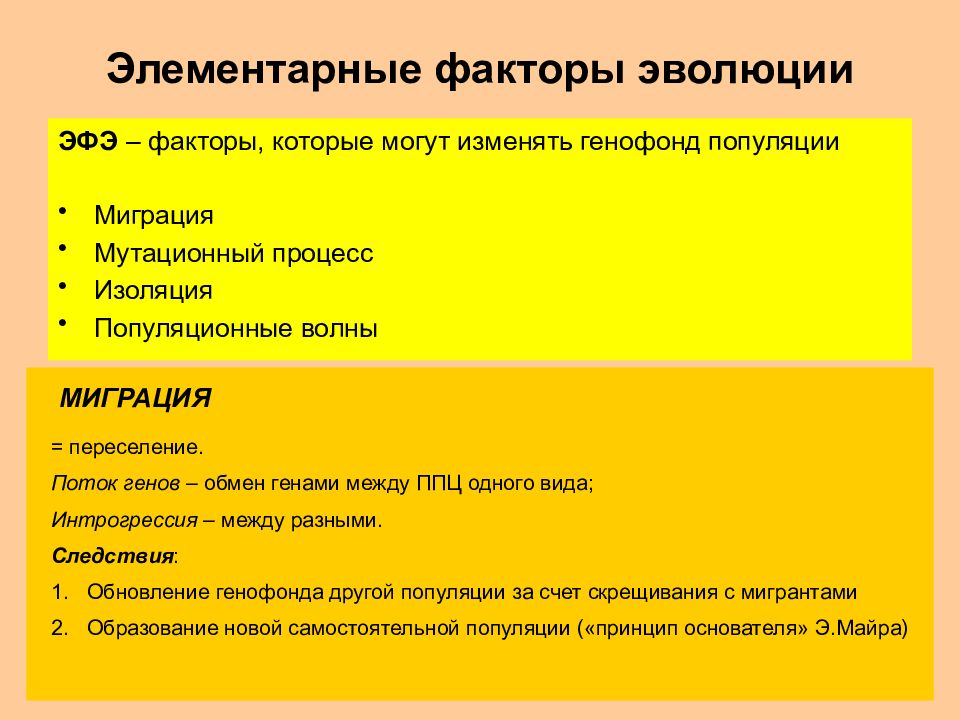 Современные взгляды на факторы эволюции 9 класс презентация