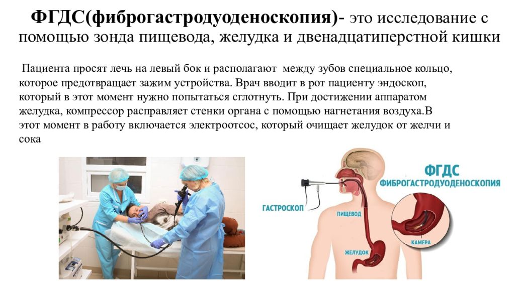 Фгдс презентация медицинская