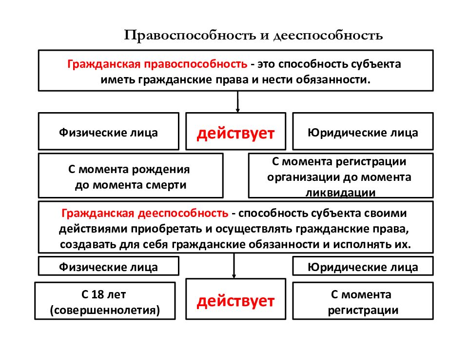 Дееспособность несовершеннолетних план егэ обществознание