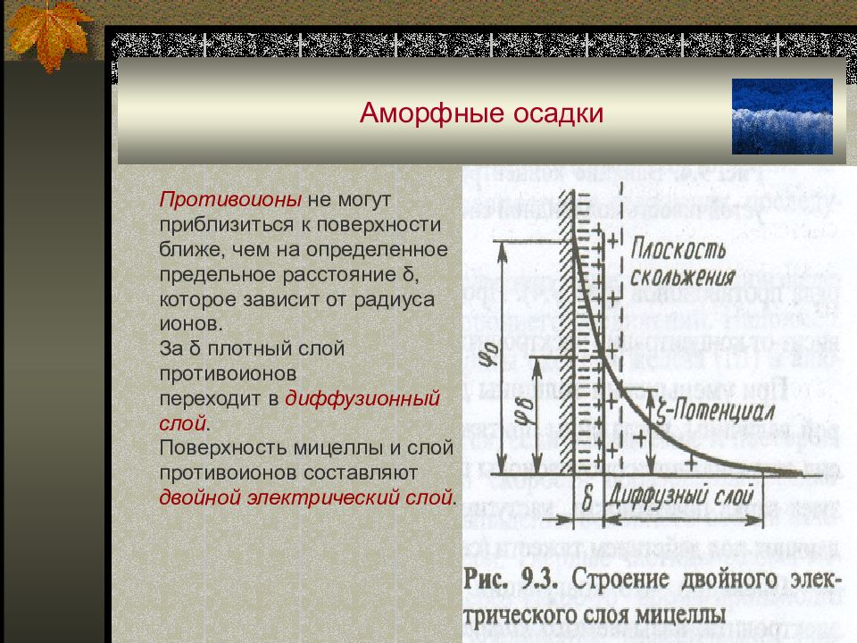 Предельное расстояние. Аморфные осадки. Аморфный осадок. Механизм образования аморфных осадков. Условия образования аморфных осадков.