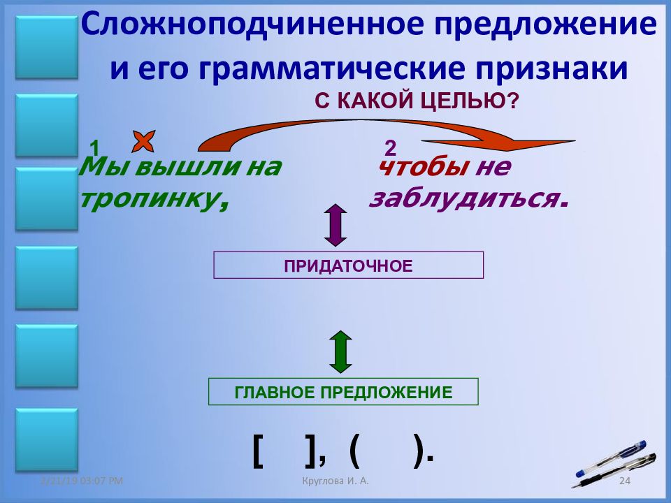 Презентация сложные предложения