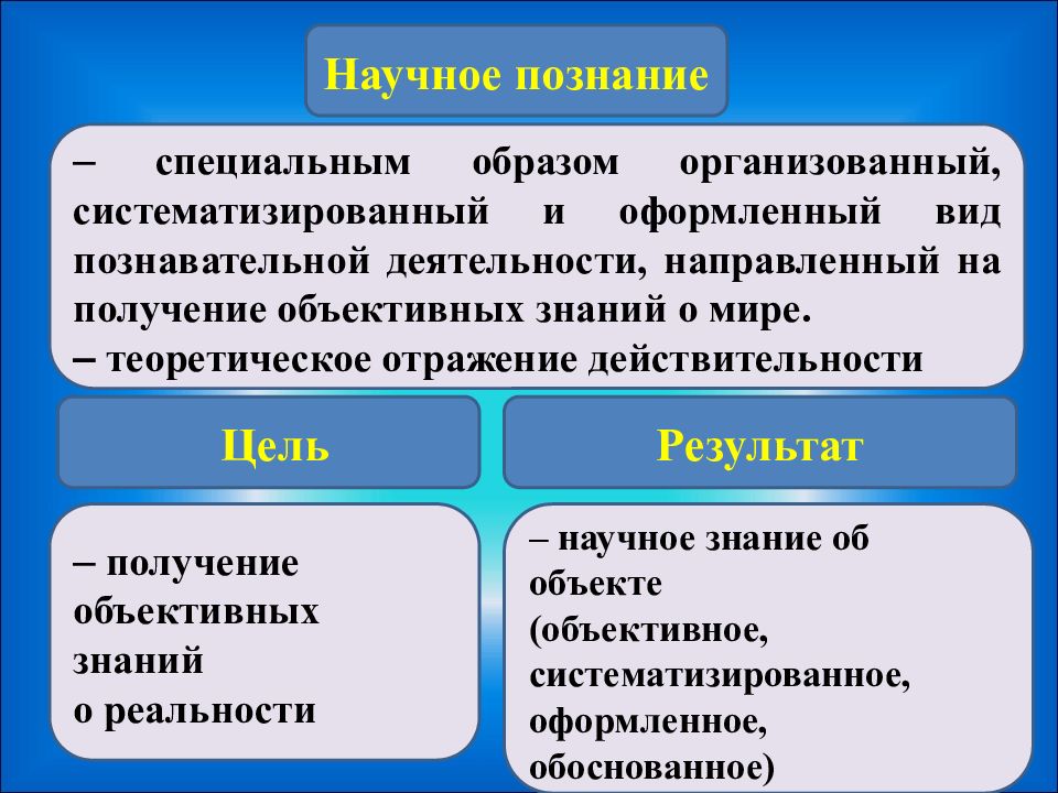 Уровнями научного познания в результате которых формируется научная картина мира являются