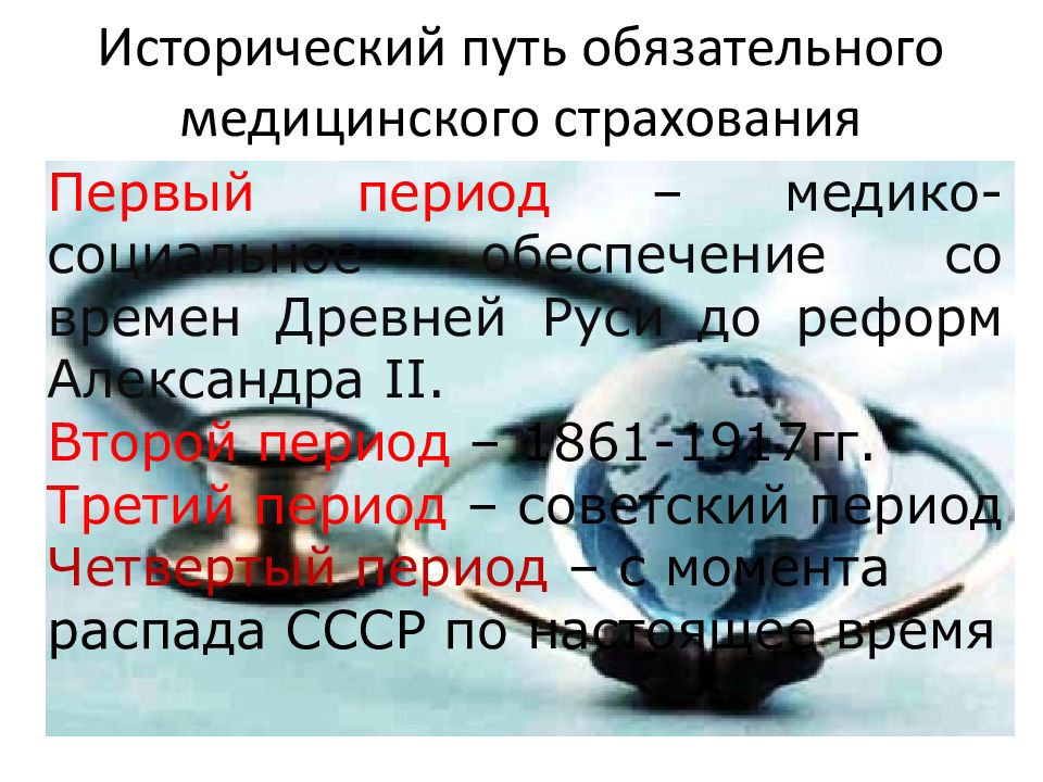 На обязательной основе. Исторический путь отечественного страхования. Медико-социальный аспект ОМС подразумевает.