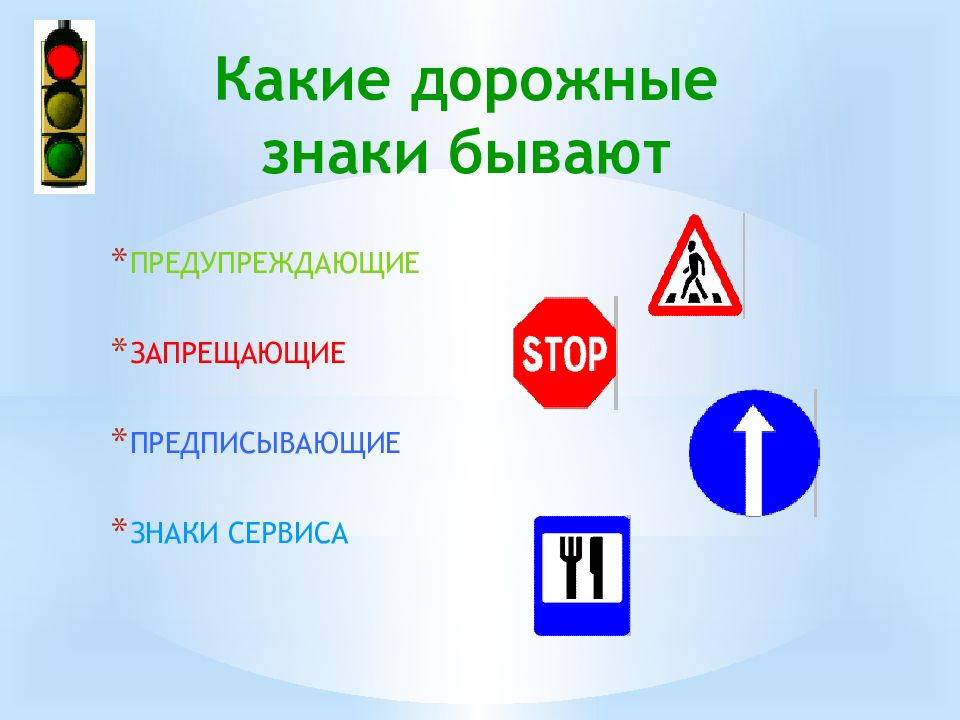 Презентация по теме дорожные знаки