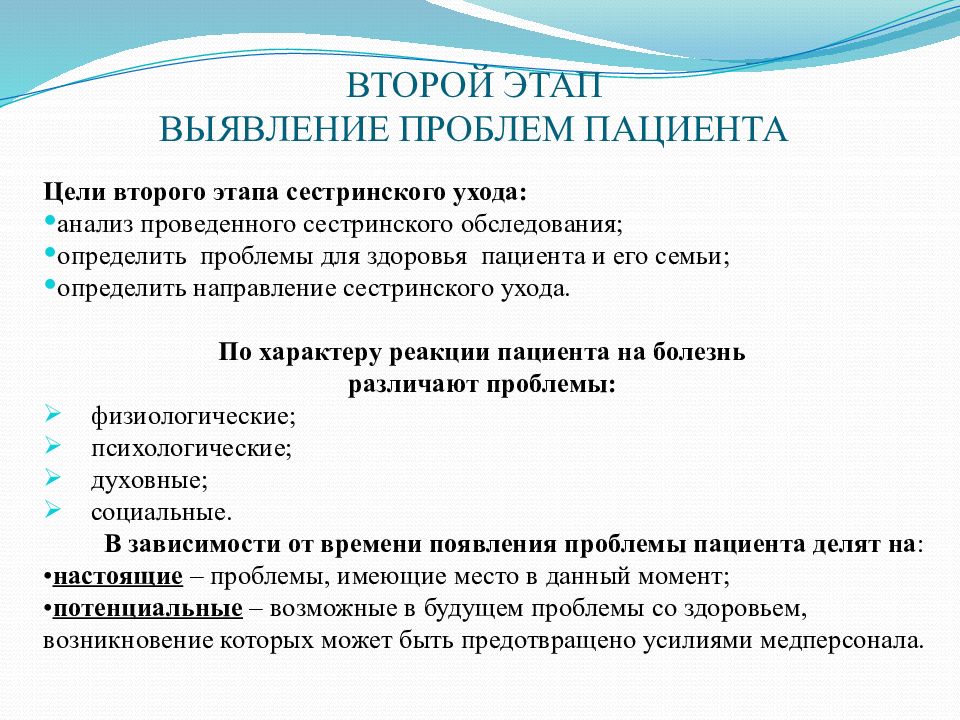 При составлении плана сестринского ухода необходимо учитывать мнение