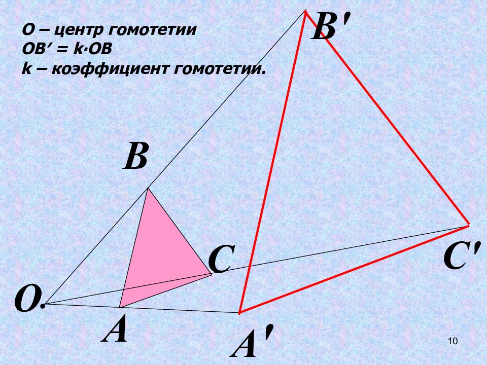 Подобие фигур гомотетия 9 класс презентация