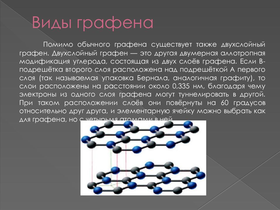 Презентация про графен