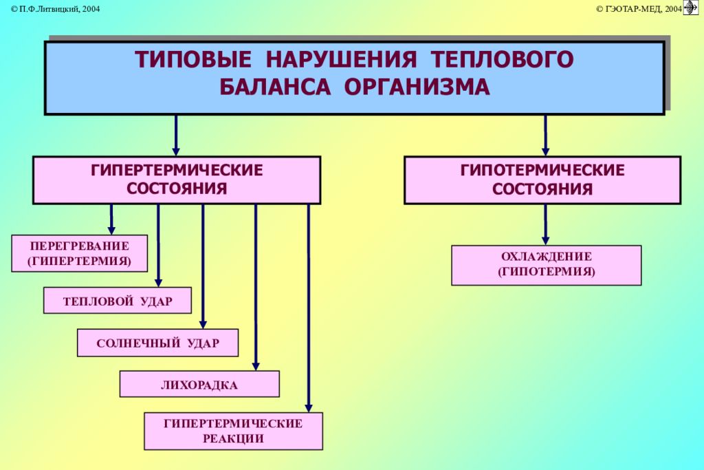 Изменение состояния тепловое. Типовые нарушения теплового баланса организма. Типовые нарушения теплового баланса организма патофизиология. Патогенез гипертермии. Гипертермия этиология патогенез.