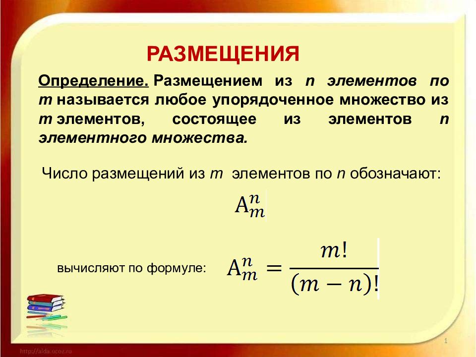 Комбинаторика сочетания презентация