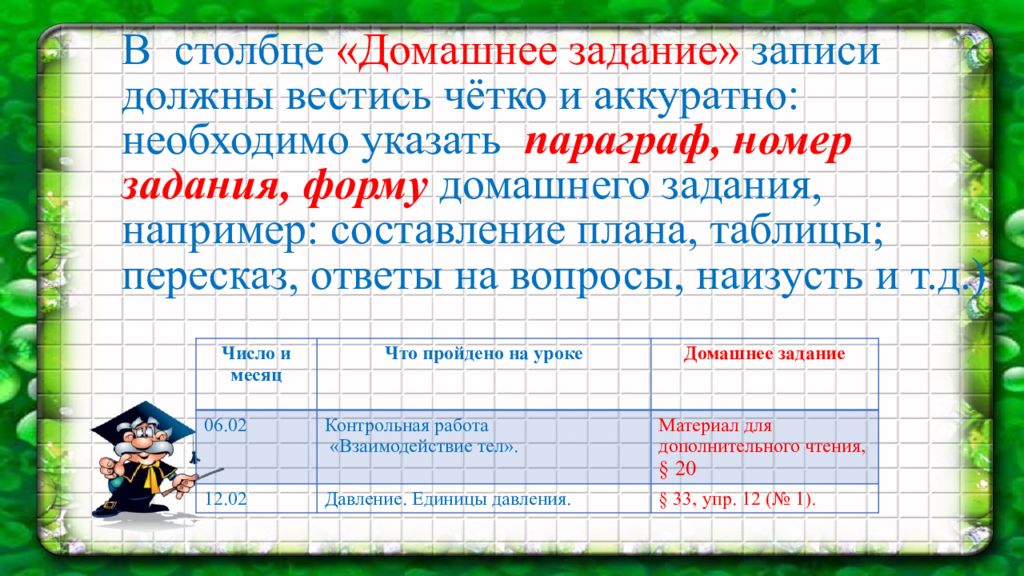 Бланки для домашнего задания интернет урок. Как правильно записывать домашнее задание в классный журнал. 1, 2 Столбик домашнее задания. Бланки для домашних работ интернет урок.