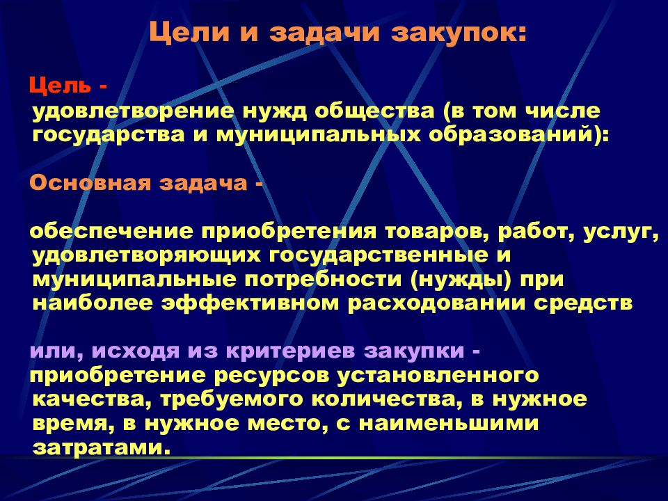 Презентация руководителя отдела закупок