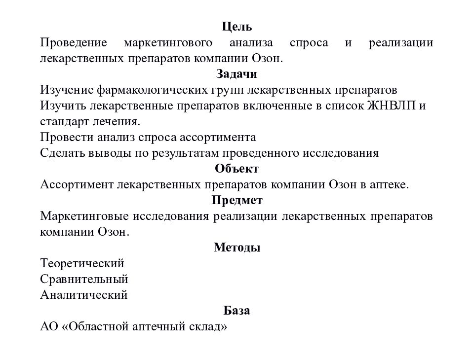 Анализ лекарственных препаратов презентация