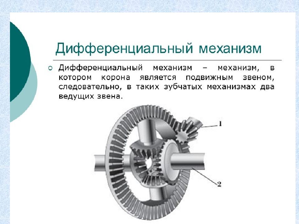 Составляющие механизм. Замкнутый дифференциальный зубчатый механизма схема. Планетарные передачи дифференциальные механизмы. Планетарный дифференциал ТММ. Дифференциальные и планетарные зубчатые механизмы.