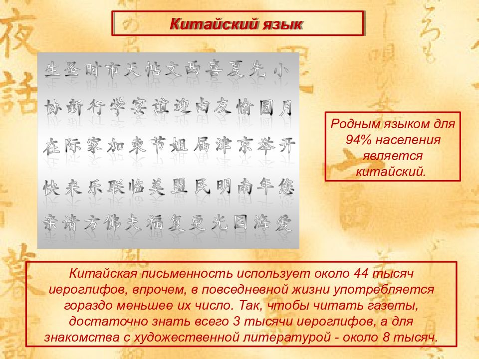 Презентация по китайскому языку для детей