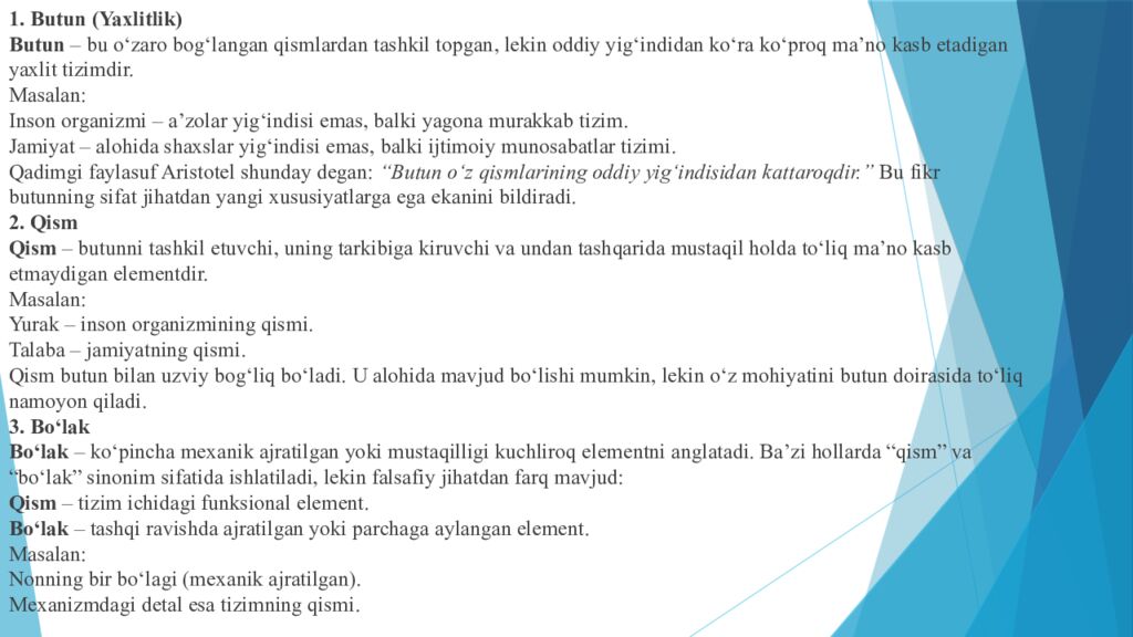 Mavzu : RIVOJLANISH FALSAFASI reja 1. Rivojlanish, tarakkiyotning