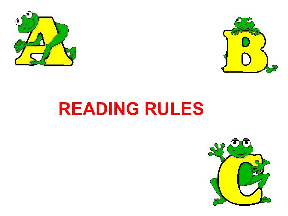 READING RULES