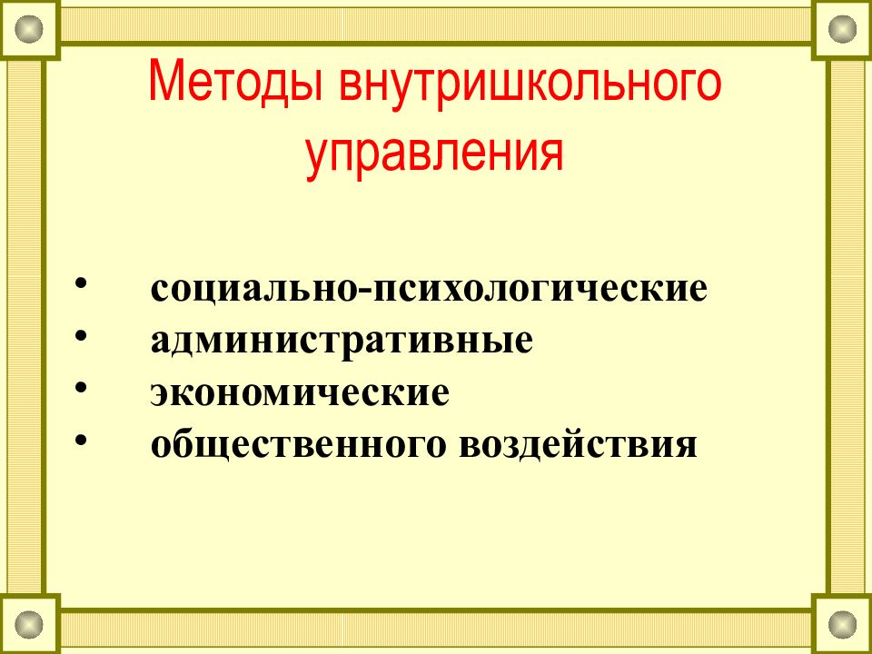 Принципы управления образовательными системами презентация