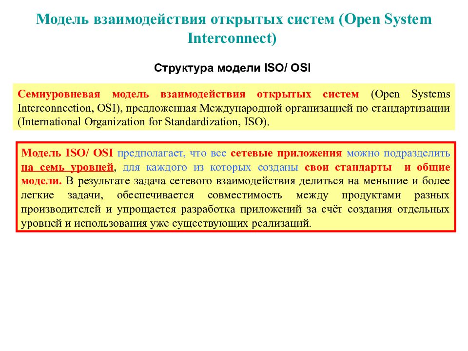 Закон открытых систем. Преимущества открытых систем.
