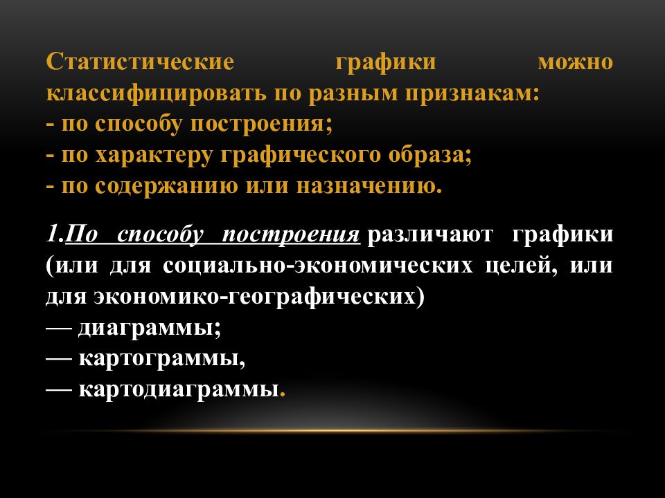 Статистические графики по способу построения. Презентация на тему статистические таблицы и графики. Статистические графики классифицируются по следующим признакам. По способу построения графического образа различают графики. По характеру графического образа различают.