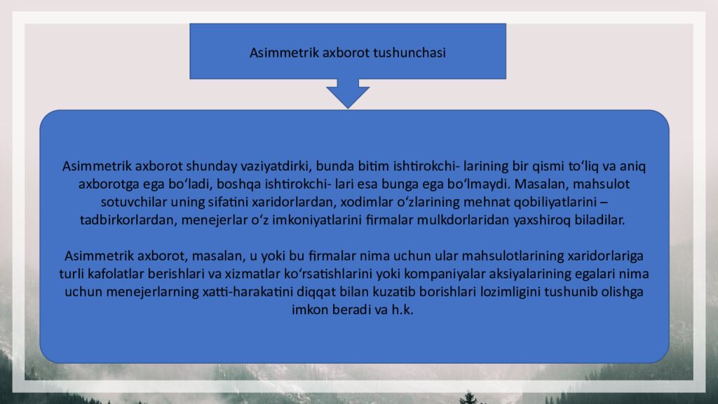 Axborot xavfsizligining mohiyati va unga tahdidlar