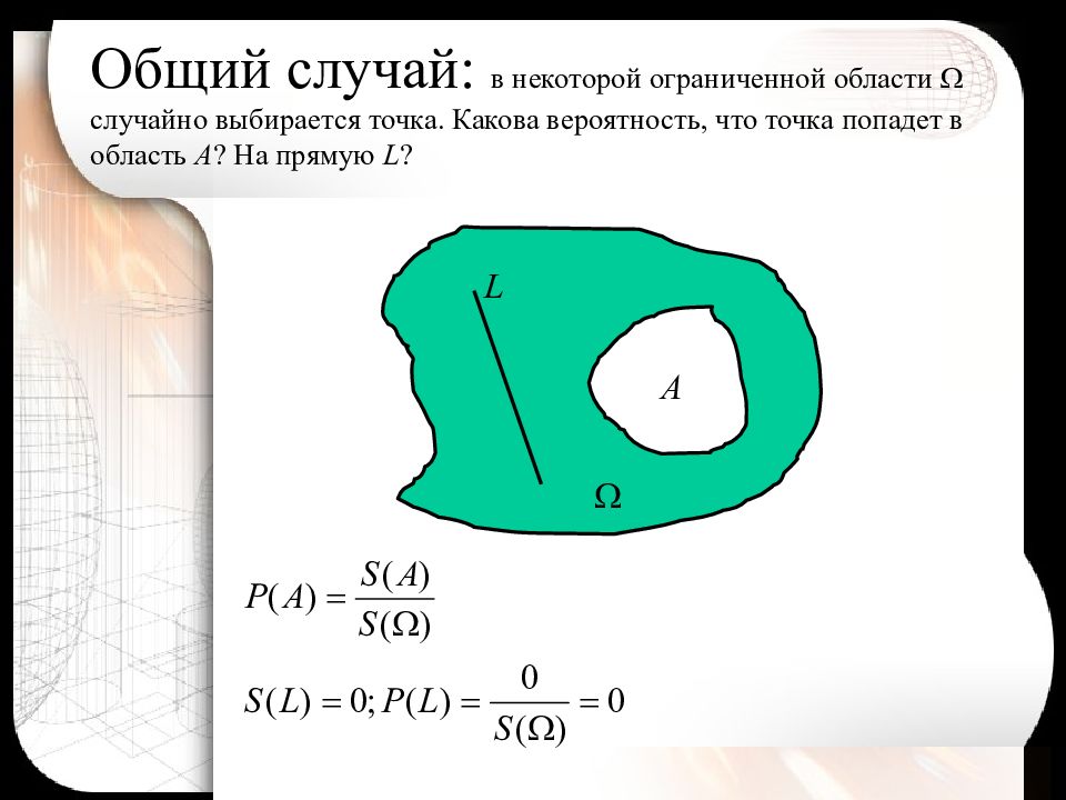 Геометрические вероятности презентация 8 класс