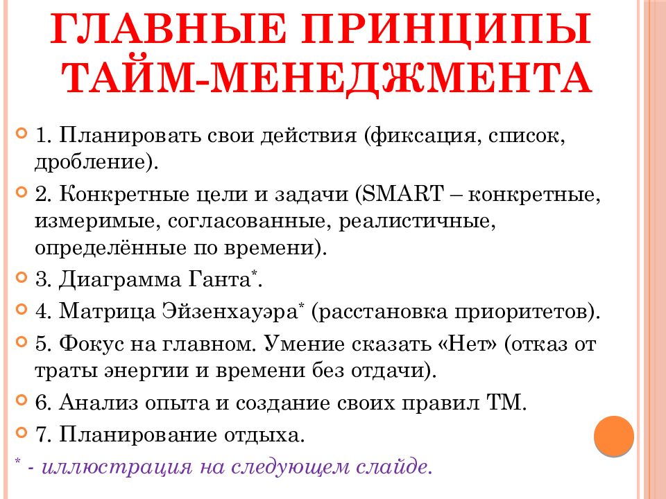 Презентация техники тайм менеджмента