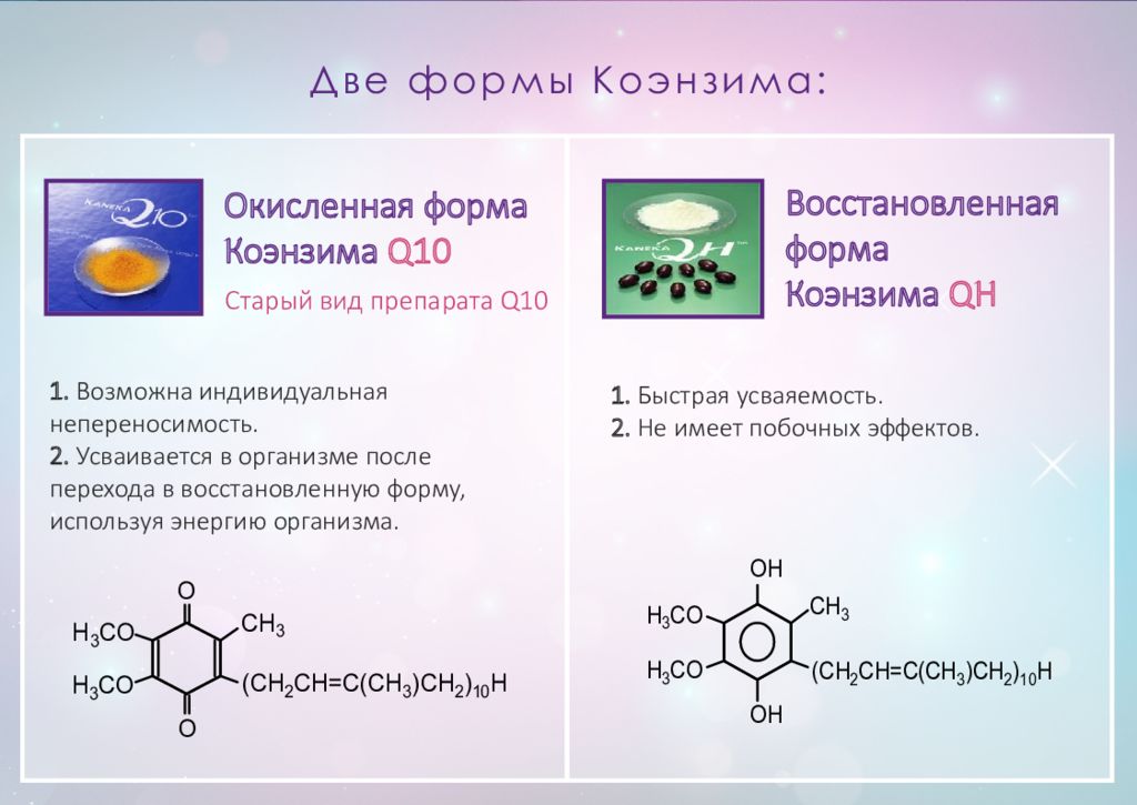 Формы восстановления. Окисленная и восстановленная форма коэнзима q. Коэнзим q восстановление. Восстановленная форма коэнзима q. Коэнзим q10 биохимия.