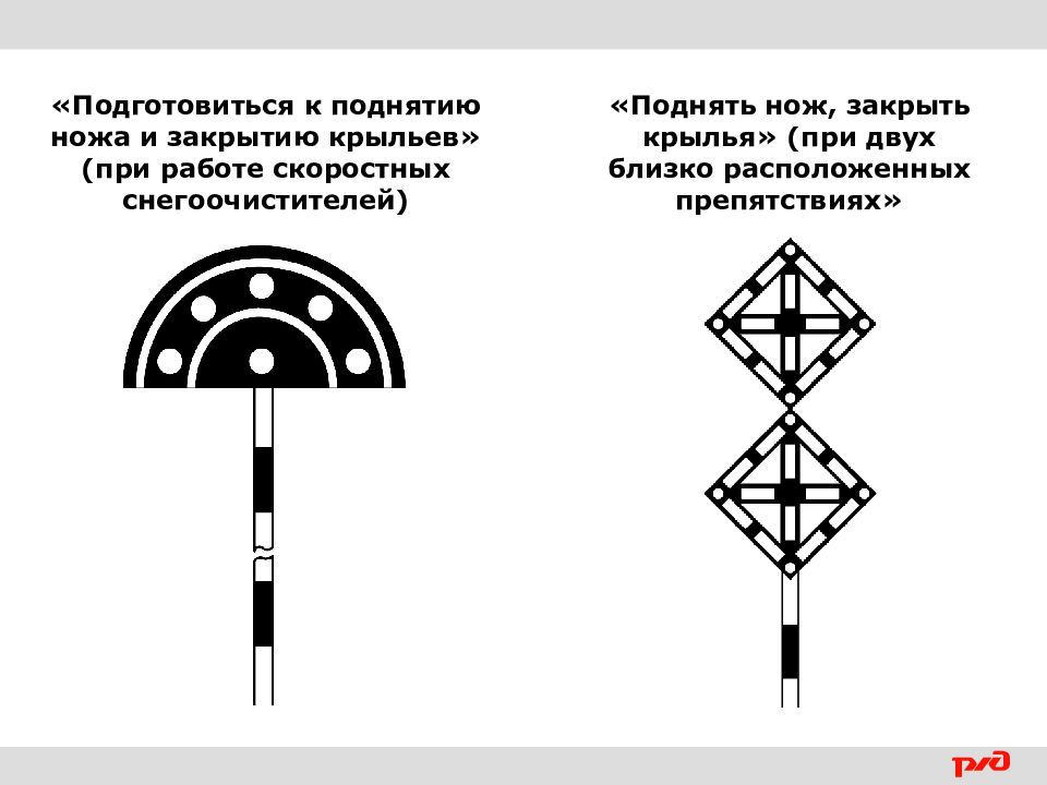 Сигнальные знаки устанавливаются. Сигнальный знак поднять нож закрыть Крылья. Знаки для снегоочистителя на ЖД. Временные сигнальные знаки для снегоочистителей. Временные сигнальные знаки при работе снегоочистителя.