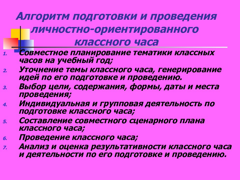 Формы проведения классных часов. Алгоритм подготовки и проведения классного часа. Выберите правильный алгоритм подготовки и проведения классного часа. Подготовка к классному часу. Этапы подготовки классного часа.