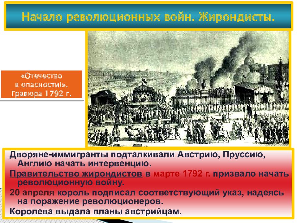 Развитие франции в 18 веке. 20 Апреля 1792. Начало революционных войн во Франции 1792. Начало интервенции во Франции. Начало революционных войн во Франции 1792 кратко.