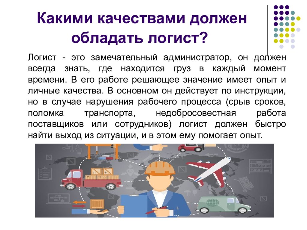 Где находится и чем занимается. Профессия логист презентация. Профессия операционный логист. Логистика профессия. Операционное деятельность в логистике.