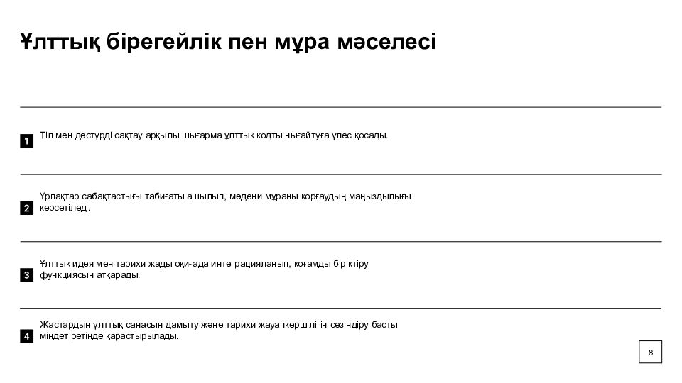 С.Н. Назарованың хикаясы рухани құндылықтар мен ұлттық бірегейлік мәселесін