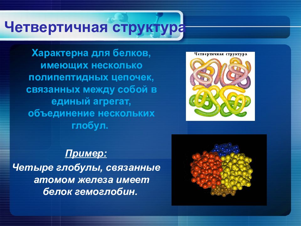 Четвертичная структура белков. Четвертичная структура характерна для. Четвертичная структура белка. Белки четвертичной структуры примеры. Четвертичная структура белка характерна для.