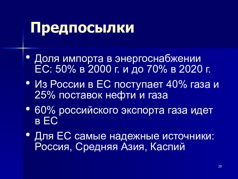 Россия и ес презентация