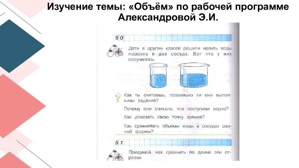 Объем презентации