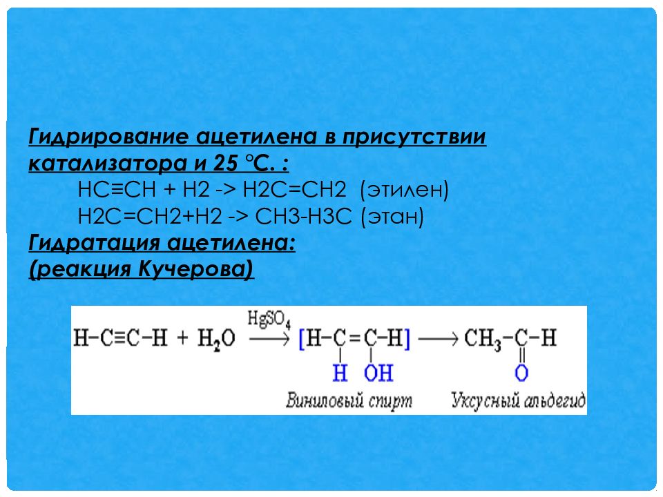 Л ацетилена